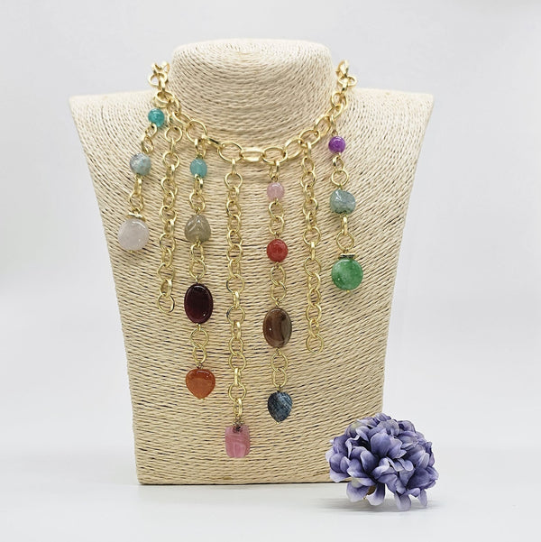Turkish Multi-Layered Chain Necklace