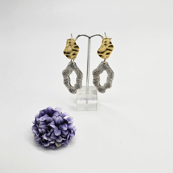 Turkish Volcano Dangle Stud Earrings