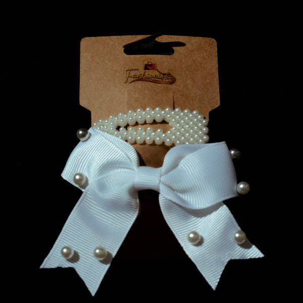 Hair Accesories Set with Pearls