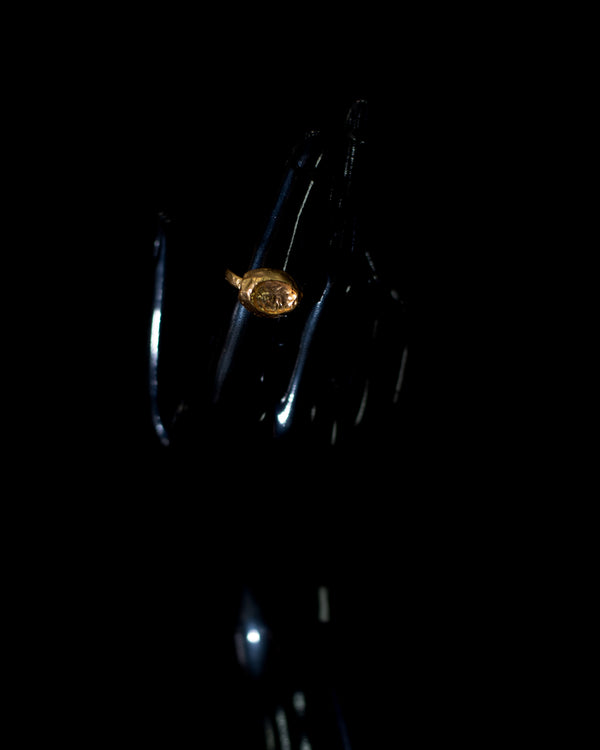 Gold Hammered Ring