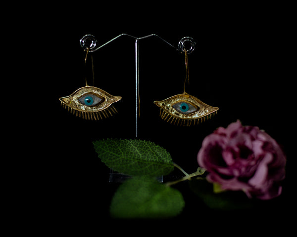 Evil Eye Turkish Earrings